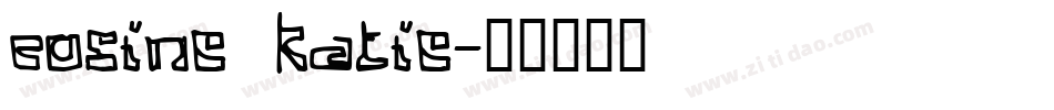 Cosine Katie字体转换